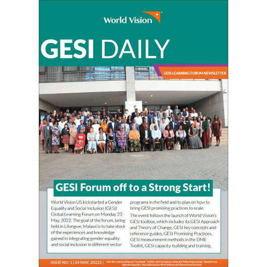 GESI Newsletter - Issue 1
