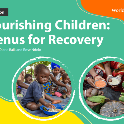 Cover for Nourishing Children Menus for Recovery