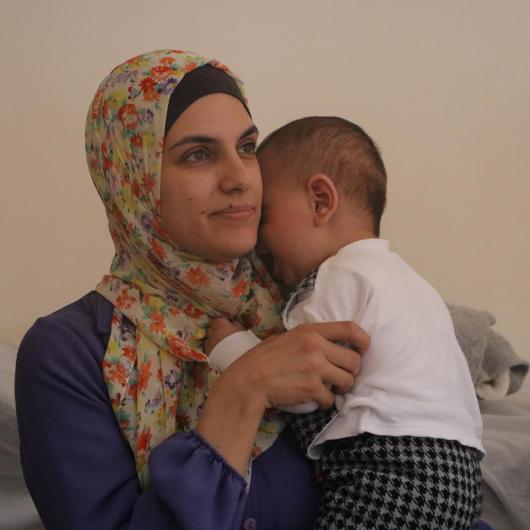 Mother and son