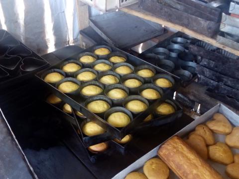 baked products made of orange flesh sweet potato flour sweet potato bakes