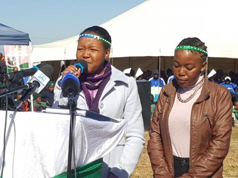 A new twist to the day of African child Children plead for their protection against child marriages