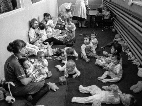 Orphan crisis in Romania 1990s