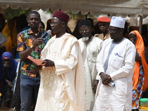 'All marriages that will be celebrated before the bride and groom have the age of marriage will be broken' said the Prefet of Guidan Roumdji.JPG