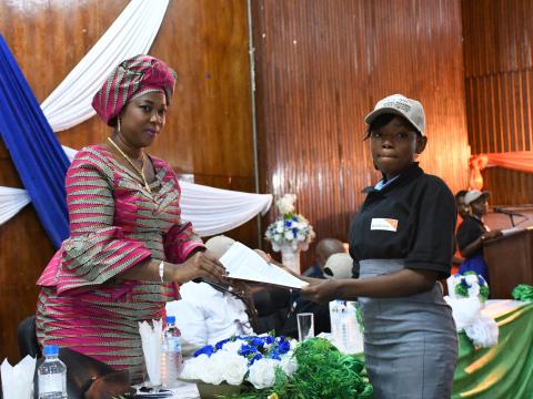 Her Excellency Mrs Fatima Bio Siera Leone's First Lady.JPG