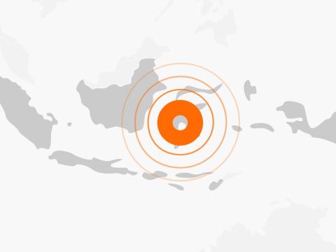 Indonesia Tsunami Emergency Map