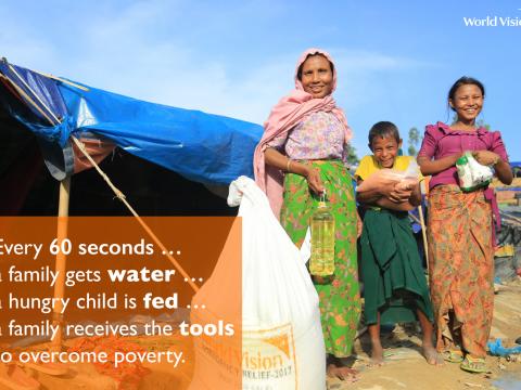 World Vision helps Rohingya Refugees for better life