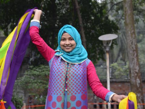 A Girl towards Victory