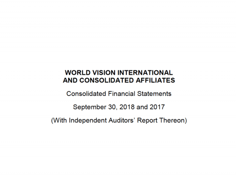Consolidated Financial Statements 2018 cover image
