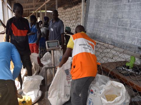 World Vision Kenya distributes food at Kakuma Refugee Camp