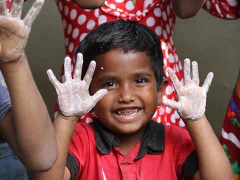 Children received WASH facilities and services in the community  