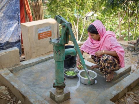 Water means life for women in this camp