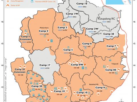 World Vision operational map_Bangladesh Refugee Crisis Response_April 19