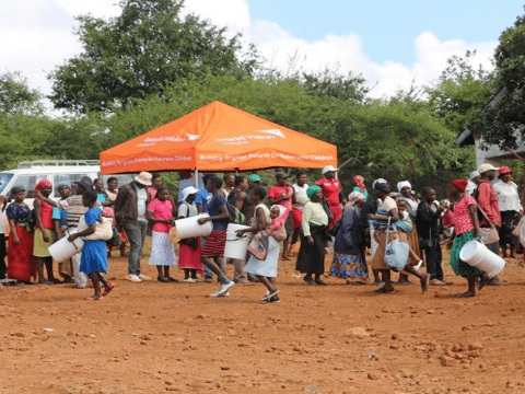 Distribution of Basic Water, Sanitation, and Hygiene support in Chimanimani in April 2019