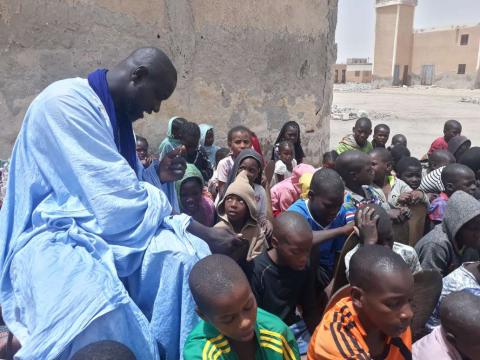 Teacher Sidi Mohamed in Dar El Beidha