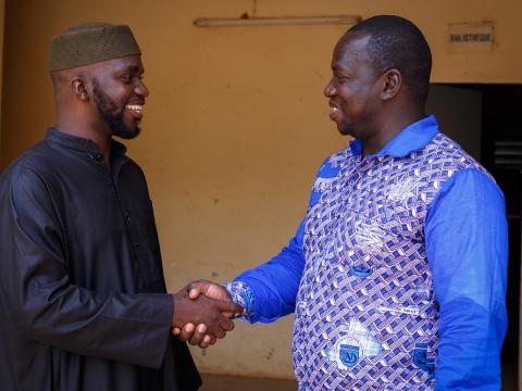 Faith leaders in an African community