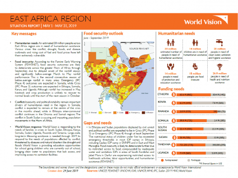 East Africa Children's Crisis - May 2019 Situation Report