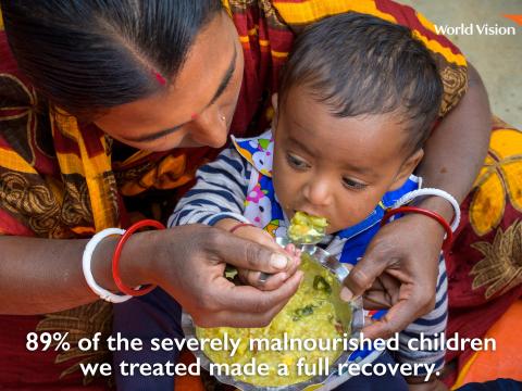 Treating malnourished children to full recovery in 2018 