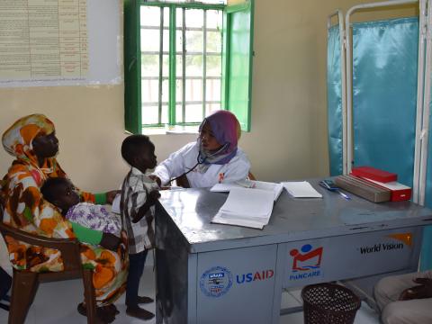 An OFDA funded clinic in a village southeast of Sudan has contributed to reducing the distance patients have to travel.
