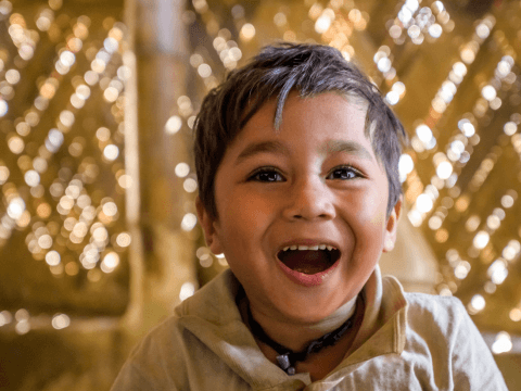 Laughing boy