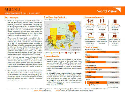 Sudan - July 2019 Situation Report