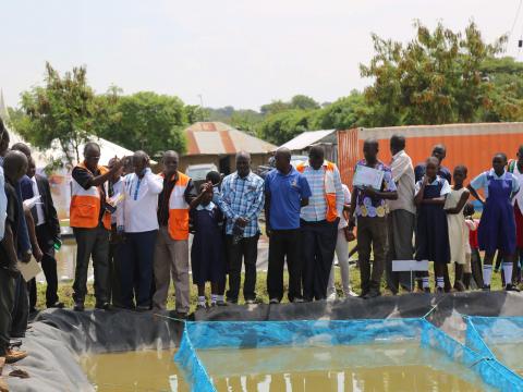 The new fish hatchery at Pala in Homa Bay County will provide quality fingerlings to enhance fish production in the Homa Bay County. ©World Vision/Photo by Zipporah Karani.