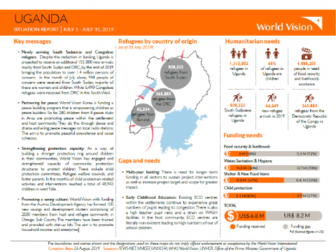 Uganda - July 2019 Situation Report