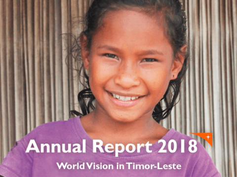 Beatriz, aged 9 from Covalima, likes to eat porridge made from moringa and eggs – two of the highly nutritious superfoods we promote through our Better Food Better Health project. Photo: Jaime dos Reis/World Vision