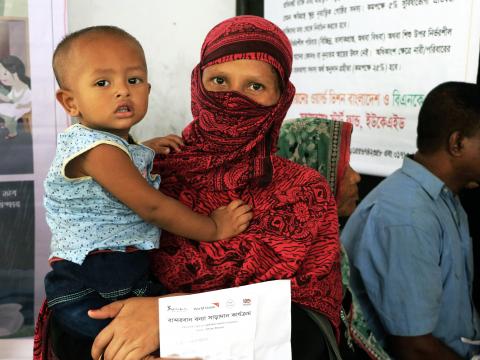 World Vision assisted to the flood affected people in Bandarban 