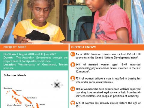 World Vision Solomon Islands Community Channels of Hope fact sheet