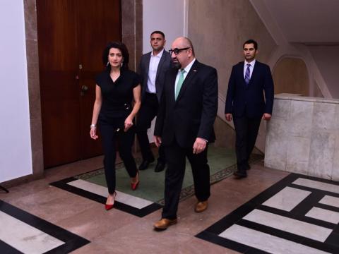 Anna Hakobyan attending 30th anniversary celebrations