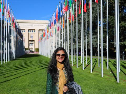 Dola, a young leader from Bangladesh, visits the United Nations to speak about ending child marriage in her community