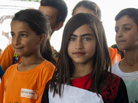 Palestinian Girl - Contact Us Page