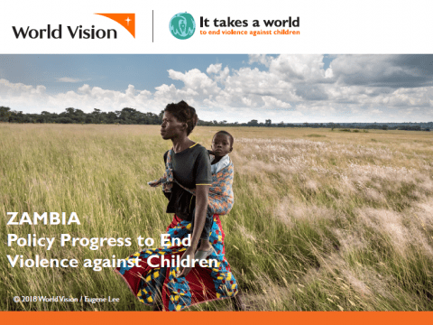 ZAMBIA Policy Progress to End Violence against Children