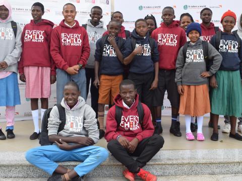 Children from various Kenyan Counties participated in the 2019 National Children's Forum organised annually by World Vision in Kenya. ©World Vision /Photo by Irene Sinoya.