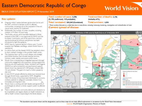 Fighting Ebola in the Democratic Republic of Congo Nov. 19