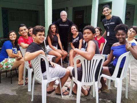 Patricio and youth leaders
