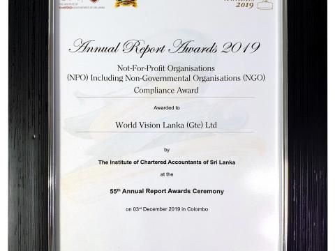Picture of the award