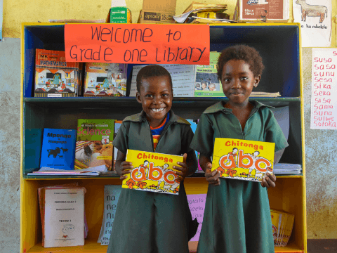 World Vision Zambia for the literacy boost