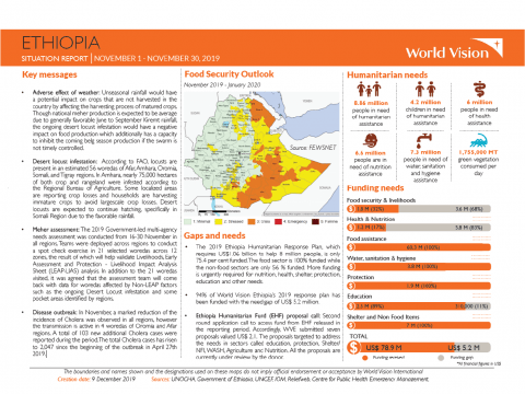 Ethiopia - November 2019 Situation Report