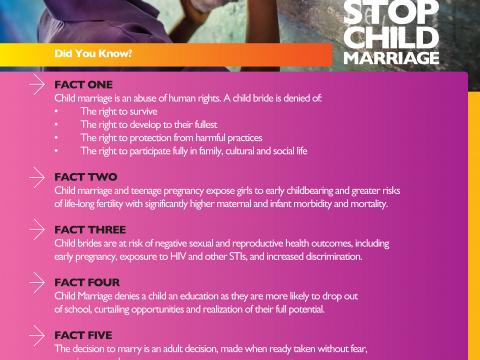 Facts about Child Marriage in Zambia