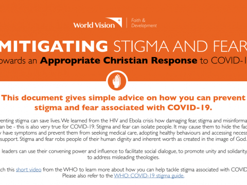 Mitigating Stigma and Fear cover