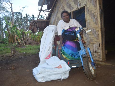 Viaru with relief items