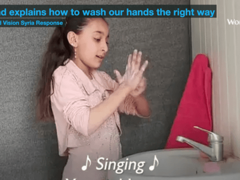 Raghad explains how to wash our hands the right way