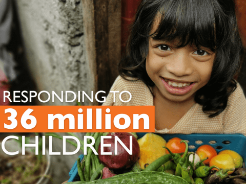 World Vision is responding to 36 million children