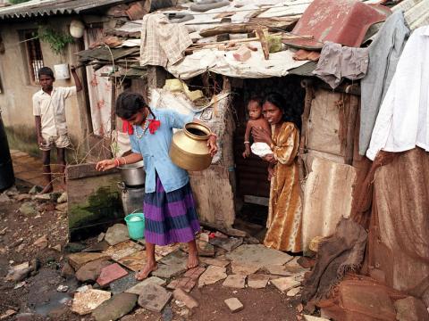 Over half of the world’s refugee population now lives in cities. Photo:  Mumbai 