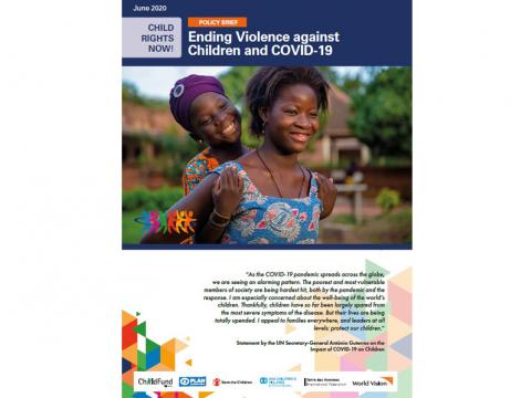 Ending violence against children and COVID-19 Cover