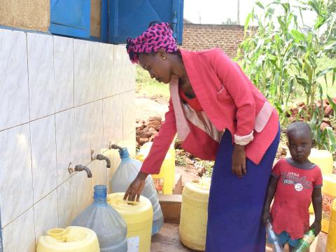 Safe and clean piped water in Busia Municipality