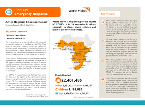 COVID-19 Africa Emergency Response Situation Report #8