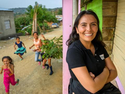 Mayerly Sanchez, former World Vision sponsored child, is now Brand & Communications Manager for World Vision Colombia.