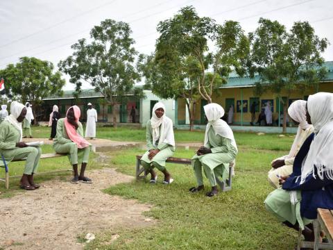 After months of being away from school due to the coronavirus, these girls in Blue Nile state were excited to finally be back in school, and even more, sit their final year exams.